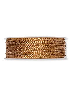 Kordel gold, Ø2mm, L:50m/Rolle
