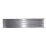 Doppelsatin-Band B:3mm, hellgrau, 50m/Rolle