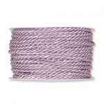 Kordel Ø4mm, lavendel, L:25m/Rolle