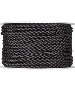 Kordel Ø4mm, anthrazit, L:25m/Rolle