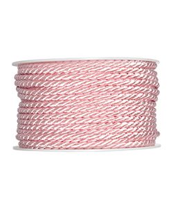 Kordel Ø4mm, rosa, L:25m/Rolle