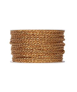 Kordel Ø4mm, gold, L:25m/Rolle