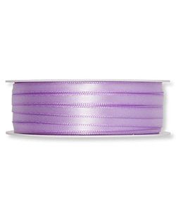 Doppelsatin-Band B:6mm, hellflieder, 50m/Rolle