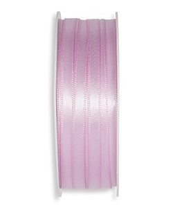 Doppel-Satinband B:6mm, hellila, 50m/Rolle