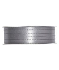 Doppelsatin-Band B:6mm, hellgrau, 50m/Rolle