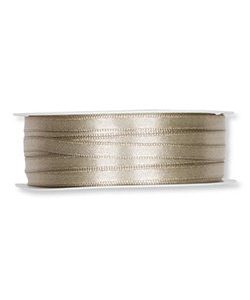 Doppelsatin-Band B:6mm, perle, 50m/Rolle