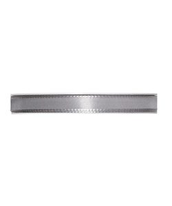 Kunstseideband B:8mm, grau, 50m/Rolle