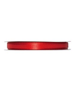 Kunstseideband B:8mm, rot, 50m/Rolle