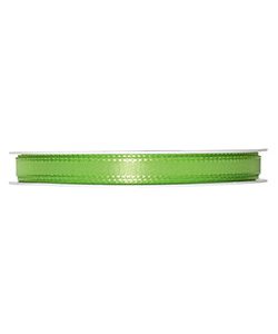 Kunstseideband B:8mm, hellgrün, 50m/Rolle