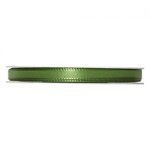 Kunstseideband B:8mm, moosgrün, 50m/Rolle