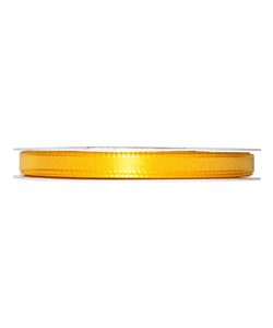 Kunstseideband B:8mm, dottergelb, 50m/Rolle