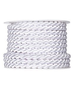Kordel Ø8mm, weiß, L:10m/Rolle