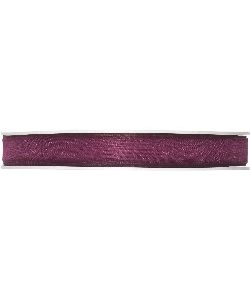 Organzaband B:10mm, violett, 50m/Rolle