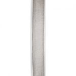 Organzaband B:10mm, hellgrau, 50m/Rolle