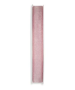 Organzaband B:10mm, pastell pink, 50m/Rolle