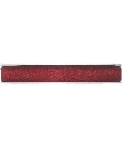 Organzaband B:10mm, weinrot, 50m/Rolle