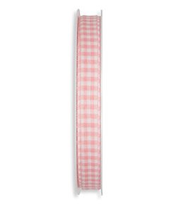 Dekoband Bauernkaro B:10mm, pastell pink