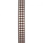 Dekoband Bauernkaro B:10mm, braun