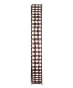 Dekoband Bauernkaro B:10mm, braun