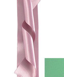 Doppelsatin-Band B:10mm, mint, 25m/Rolle