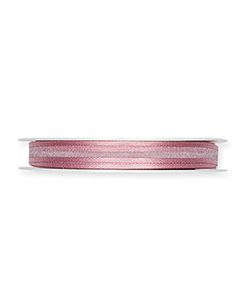 Organza/Satinband B:10mm, altrosa, L:25m/Rolle