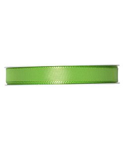 Kunstseideband B:15mm, hellgrün, 50m/Rolle