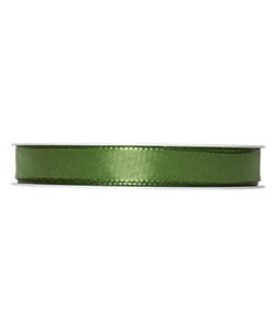 Kunstseideband B:15mm, moosgrün, 50m/Rolle