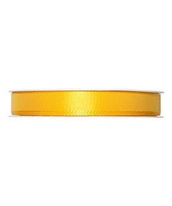 Kunstseideband B:15mm, dottergelb, 50m/Rolle
