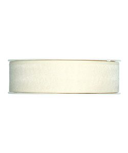 Organzaband B:25mm, creme, 50m/Rolle