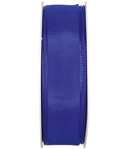 Drahtkantenband B:25mm, blau, L:25m/Rolle