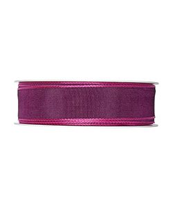 Drahtkantenband B:25mm, purpurviolett, L:25m/Rolle