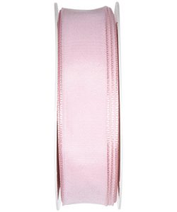 Drahtkantenband B:25mm, hellrosa, L:25m/Rolle