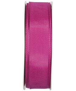 Drahtkantenband B:25mm, pink, L:25m/Rolle