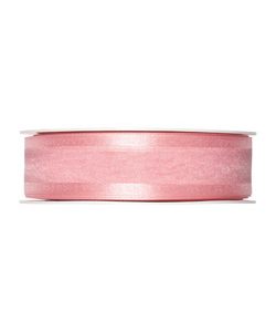 Organza/Satinband B:25mm, pastellrosa, L:25m/Rolle