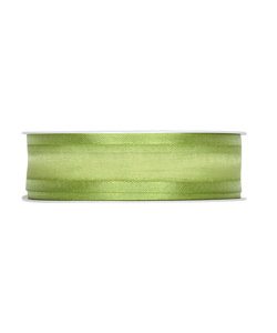 Organza/Satinband B:25mm, hellgrün, L:25m/Rolle