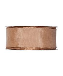 Drahtkantenband B:40mm, natur, L:25m/Rolle
