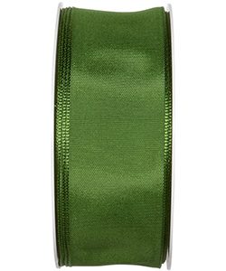 Drahtkantenband B:40mm, moosgrün, L:25m/Rolle