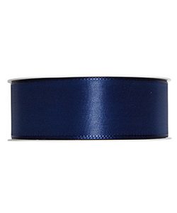 Kunstseideband B:40mm, dunkelblau, L:50m/Rolle