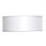 Kunstseideband B:40mm, weiß