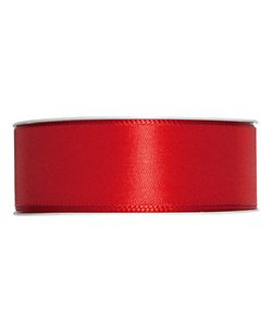 Kunstseideband B:40mm, rot, L:50m/Rolle