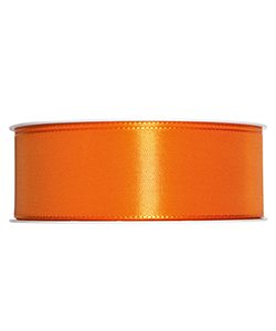 Kunstseideband B:40mm, orange, L:50m/Rolle