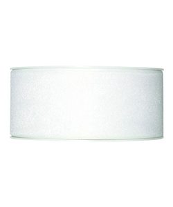 Organzaband B:40mm, weiss, 50m/Rolle