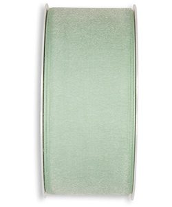 Organzaband B:40mm, mint, 50m/Rolle