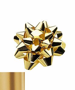 Rosetten gold-matt, H:10mm/Ø5cm, 50 Stk./Box