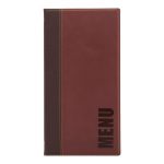 Speisekarte Trendy, Format A45, weinrot