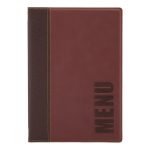 Speisekarte Trendy, DIN A5, weinrot