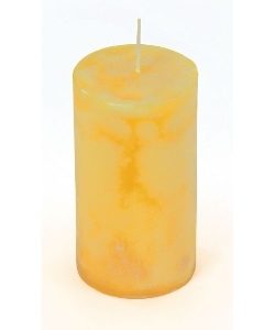 Kerze Trend Ø7/H:18cm, zitrone
