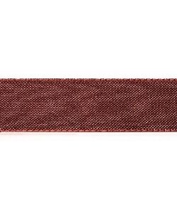 Kunstseideband B:25mm, braun, 50m/Rolle