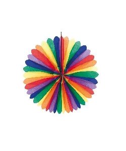 Papierfächer Ø60cm, bunt