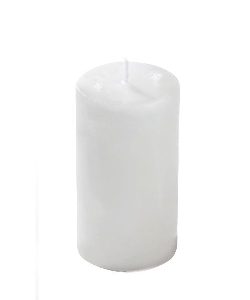 Kerze Trend Ø7/H:9cm, weiß